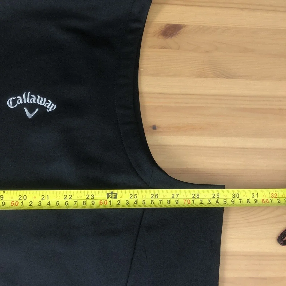 Callaway Weather Series Infinity Full Zip Sleeveless Vest Mens 3X Black Golf